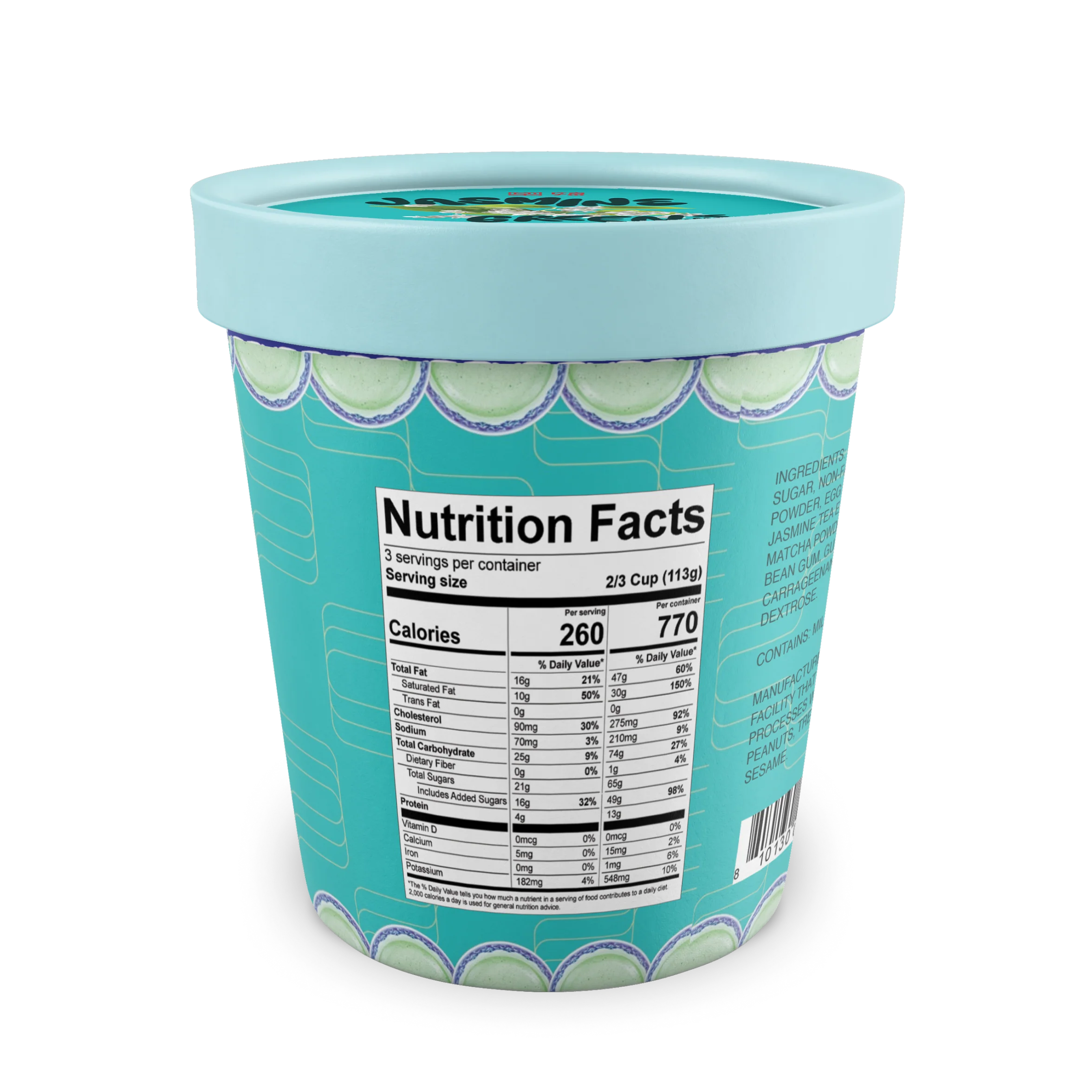 Jasmine Green Tea Ice Cream - Image 3