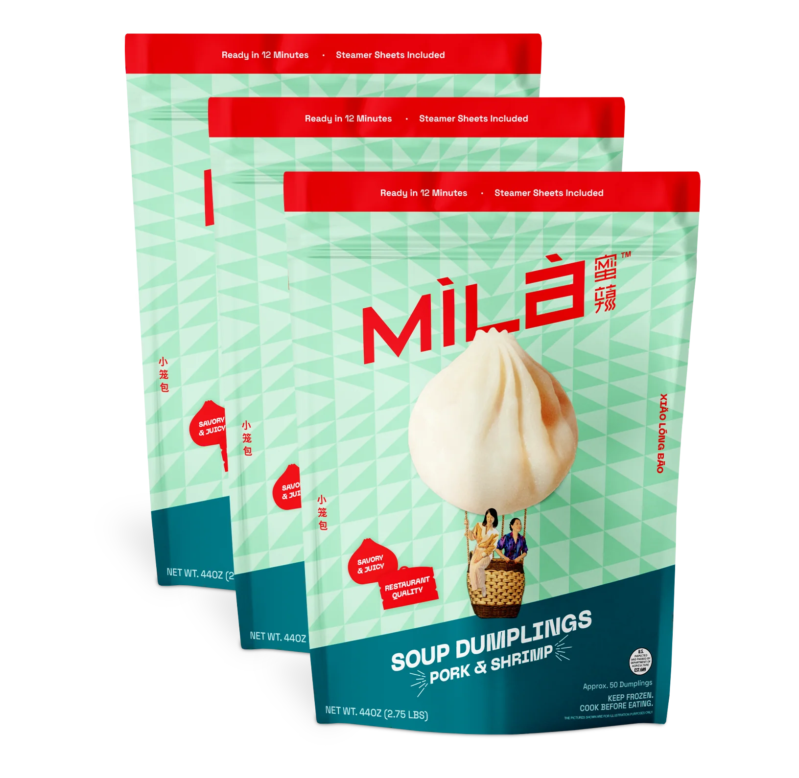 Soup Dumplings (50 PC) - 3 Pack - Image 6