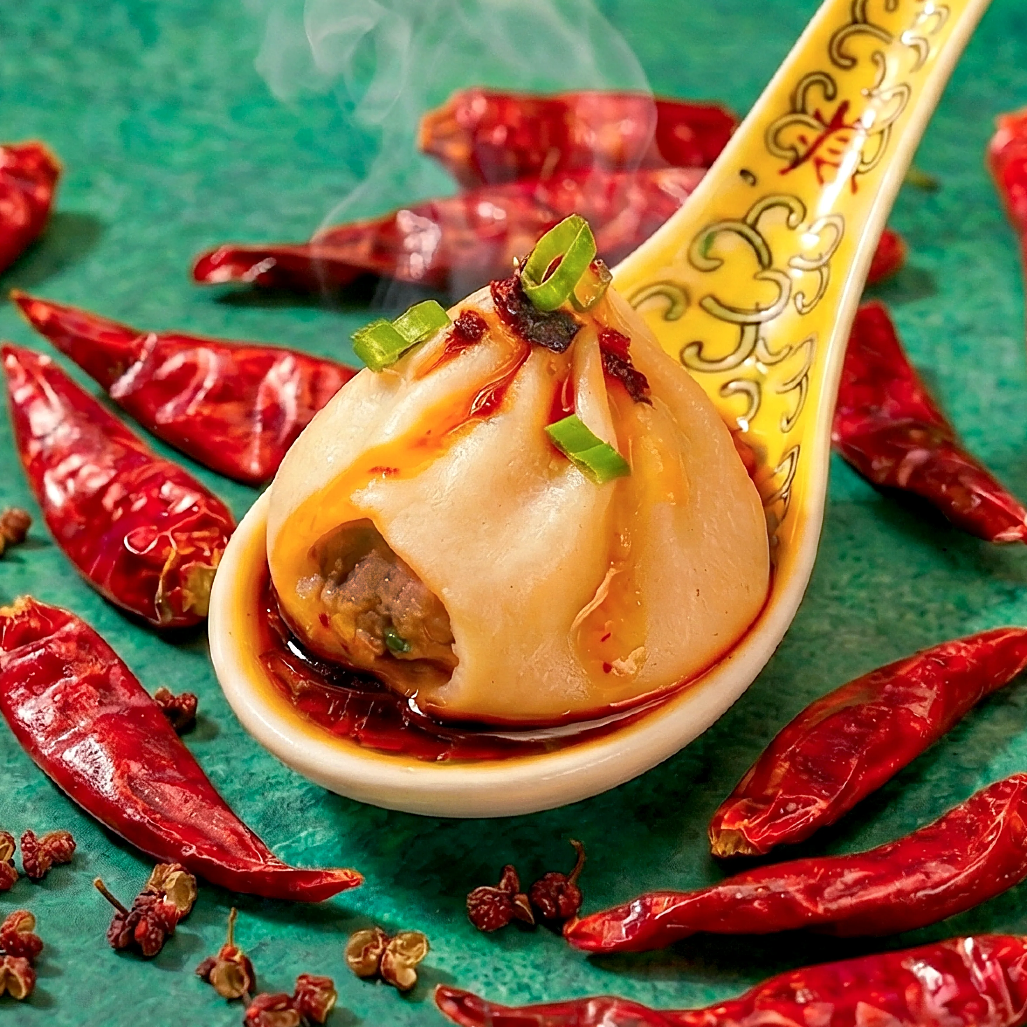 Spicy Hot Pot Beef Soup Dumplings - Image 5